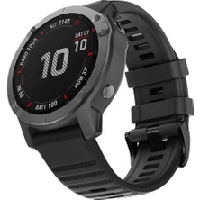 Microsonic Garmin Fenix 7x Pro Sapphire Solar Kordon Quick Fit Strap Band Siyah
