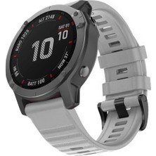 Microsonic Garmin Fenix 7x Pro Sapphire Solar Kordon Quick Fit Strap Band Gri