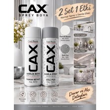 CAXCOLORS Cax 2li Sprey Boya Seti Akrilik Boya ve Damla Efektli Sprey Boya Kombinasyonu