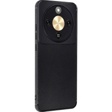 Toptan Budur If Huawei Honor Magic 8 Lite Auto Karbon Kapak - Siyah
