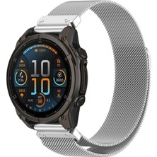 Microsonic Garmin Descent G2 Kordon Milanese Loop Kordon Gümüş