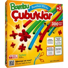 Popüler Sepet 5462 Bambu Çubuklar - 300 Parça / +3 Yaş