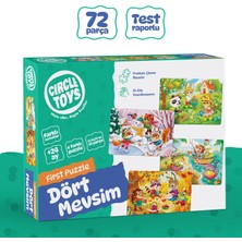 Circle Toys Dört Mevsim Puzzle 74 Parça