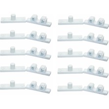 Çerçici If 10 Adet Plastik Beyaz Sineklik Çıtçıtı – Dayanıklı ve Pratik Sineklik Sabitleme Aparatı