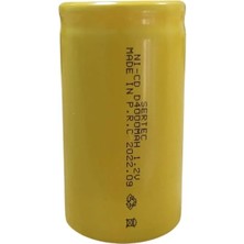 Çerçici If Sertec - 1.2V 4000 Mah - D Büyük Boy - Ni-Cd Şarjlı Pil - (Başsız / Flat Head)