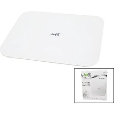 Çerçici If Gizli Ekran -Soft Beyaz Cam Zemin Dijital Baskül Terazi 180KG Sensör -Led Ekran -Oda℃ TF-1070