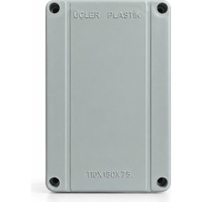 Üçler Plastik 110X180X75 mm Elektrik Buat Kutusu