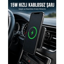 Astraltech If Manyetik Kablosuz Araç Şarj Cihazı 15W Magsafe Araç Içi Telefon Tutucu