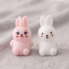Ttt If Tavşan Tasarımlı Squishy - 12'li Paket - Karışık Renk - Yumuşak Oyuncak