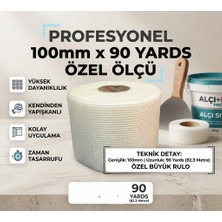 Primeaks Derz Bandı 100 mm x 90 Yards – Alçıpan Derz Birleştirme ve Çatlak Önleme Bandı