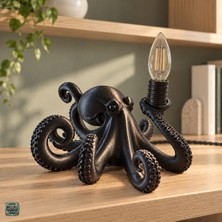 3dlab Ahtapot Figürlü Masa Lambası 3D Baskı