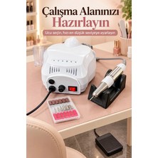 Astraltech If Tırnak Şekillendirme Cihazı Değiştirilebilir Uçlu Elektrikli Törpü Seti