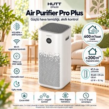 HUTT SMART AIR PURIFIER PRO PLUS HAVA TEMİZLEYİCİ