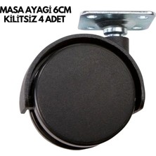 Astraltech If Masa Ayağı 6cm Kilitsiz 4 Adet