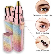 Astraltech If Paslanmaz Çelik Bıçaklı USB Epilatör – Kaş, Üst Dudak ve Çene Tüy Temizleyici