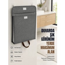 Astraltech If Katlanır Duvar Askılı Çamaşır Sepeti Geniş Iç Hacimli Banyo Düzenleyici
