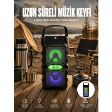 Astraltech If Taşınabilir Kablosuz Bluetooth Hoparlör Uzun Pil Ömrü LED Işıklı Yeni Nesil