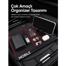 Astraltech If Araç Içi Kaydırmaz Organizer Mat Telefon Standlı Çok Amaçlı Konsol Düzenleyici