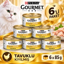 Gourmet Gold Kıyılmış Tavuk Etli Yetişkin Kedi Yaş Mama 6X85G