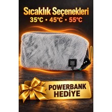 Astraltech If Yumuşak Pelüş Dokulu Elektrikli Bel Isıtıcı Kuşak