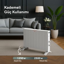 Kumtel 2500 W 2 Kademeli Termostatlı Beyaz Konvektör Isıtıcı HC-2947