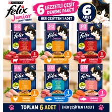 Felix Karışık Lezzetli Yetişkin Kedi Yaş Mama 6X85G