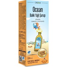 Ocean Omega 3 Portakallı Balık Yağı Şurubu 150 ml
