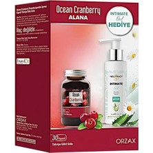 Orzax Ocean Cranberry 30 Kapsül + Neutracy İntim Jel Hediyeli 100 ml Kapsül İçerik Bilgisi 8697595874172