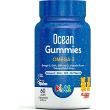 Orzax Ocean Kids Gummies Omega 3 60 adet Çiğnenebilir Jel Form