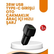Epilons If Araç Çakmak Girişli 38W Hızlı Şarj Aleti – Iki Cihaz Destekli