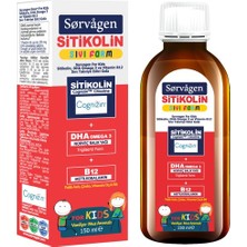 Sorvagen  Kids Sitikolin Sıvı Form 150 ml Şurup