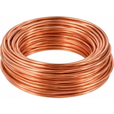 Metal Deposu 4mm Bakır Tel Yuvarlak 6 Metre