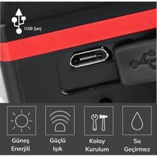 Ttt If Güneş Enerjili Bisiklet Işıklı Korna