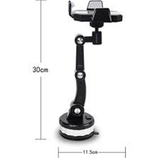 NW NessiWorld If Jel Vantuzlu Cama Takılabilen Güçlü 360 Derece Dönebilen Ayarlanabilir Araç Içi Vantuzlu Telefon Tutucu