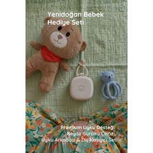 Budizzz Pışpışlı Plus Bebek Uyku Hediye Seti – Beyaz Gürültü Cihazı, Ayıcık ve Diş Kaşıyıcı