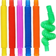 Ttt If Boru Oyuncak - 6'lı Set - Rengarenk - Plastik