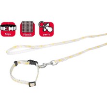 Str Store Yavru Köpek Boyun Tasma+Uzatma 10-35 Cm/1mm, Mavi
