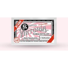 Str Store Viktoria Kumaş Boyasi 03 Yavru Ağzı - (3 Paket Boya + 2 Paket Fiske)