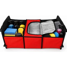 Str Store Autokit Termoslu, Katlanabilir, Fileli, Büyük Boy Bagaj Organizeri