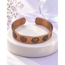 Zaa Lotus Bakır Bileklik