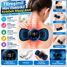 NW NessiWorld If Titreşimli USB Şarj Aletli Mini Elektrikli Kelebek Masaj Aleti
