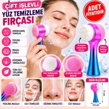 NW NessiWorld If Çift Işlevli Renkli Cilt Yüz Temizleme Fırçası Peeling Masaj Etkili Gözenek Temizleyici Alet (Adet Fiyatıdır)
