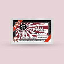 Str Store Viktoria Kumaş Boyasi 10 Vişne Çürüğü - (3 Paket Boya + 2 Paket Fiske)