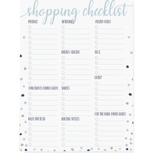 Str Store Büyük Mıknatıslı Not Defteri, Alışveriş Kontrol Listesi, 150 Yaprak, 15,24 cm x 20,32 cm – "alışveriş Kontrol Listesi", Her Manyetik Yüzeye Yapışır, Alışveriş ve Market Listeleri Için