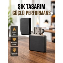 Astraltech If Tasarım Metal Çakmak Minimal Mat Yüzeyli ve Şık Görünümlü