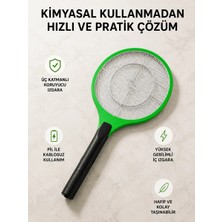 Astraltech If Taşınabilir Elektronik Sineklik – Üç Katmanlı Güvenli Izgara ve Kimyasız Koruma