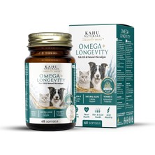 Str Store Omega+ Longevity Balık Yağı, Mikroalg, Yüksek Epa ve Dha, Kedi ve Köpek, 60 Softgel