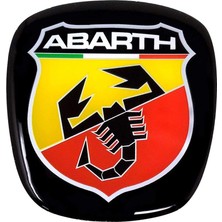 Str Store Fiat 500 Için 21548 Resmi 3D Çıkartma Logosu