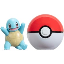 Pokemon Cıip N Go Figür Squirtle ve Poke Ball