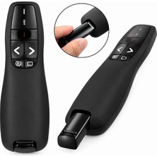 Str Store Kablosuz Lazer Sunum Kumandası USB Alıcılı 2,4 Ghz Powerpoint Sunumu Ppt Flip Pen Pointer Clicker Presenter Dahili Alıcı Kırmızı Işık Uzaktan Kumanda